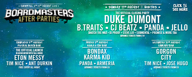 Boardmasters After Parties